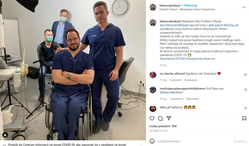 Instagram może pomóc w promowaniu wiedzy medycznej