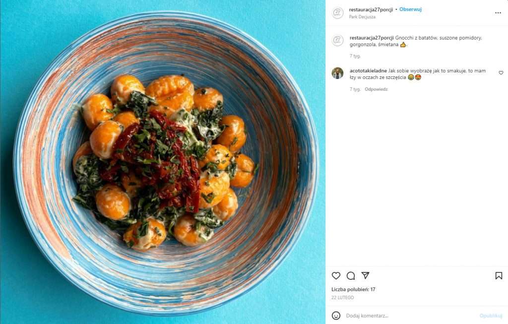 Instagram to idealne miejsce do publikowania zdjęć jedzenia