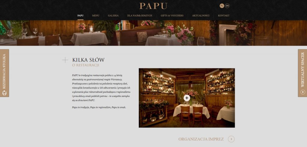 Strona internetowa to dalej bardzo ważny element dla restauracji.